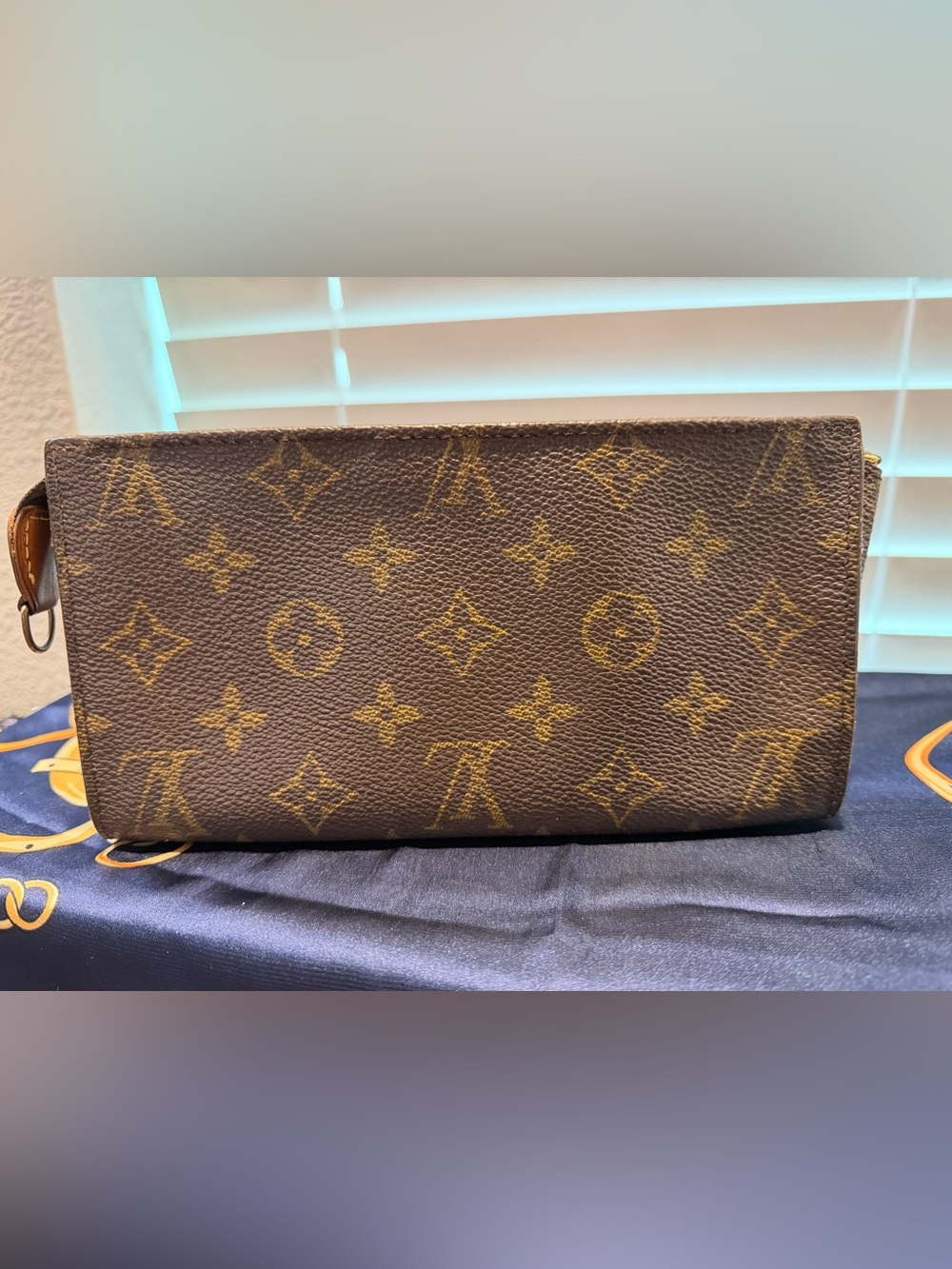 Louis Vuitton Coated Canvas Monogram Canvas Pouch
